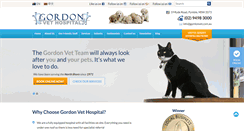 Desktop Screenshot of gordonvet.com.au